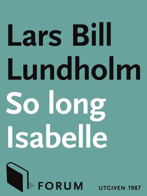 cover image of So long, Isabelle